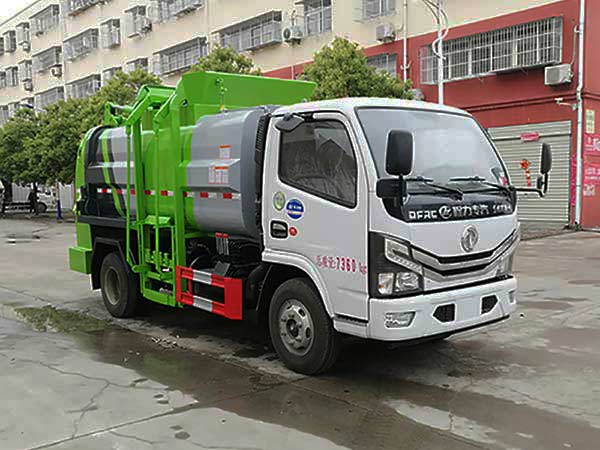 國(guó)六東風(fēng)D6型餐廚垃圾車