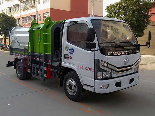 5方自裝卸式掛桶垃圾車