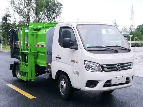 福田小型藍(lán)牌餐廚垃圾車