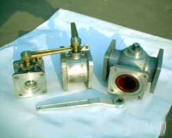 　球閥、三通四位　